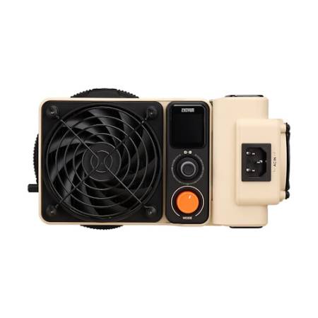 Zhiyun Molus X200 RGB zestaw, lampa LED, COB, 2500-10000K, 200W, zasilacz, uchwyt, odbłyśnik, hub, tyczka, torba_Lampa z tyłu_4